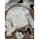 Miss Point Dream Lace Blouse with Extension Long Sleeves(Reservation/2 Colours/Full Payment Without Shipping)